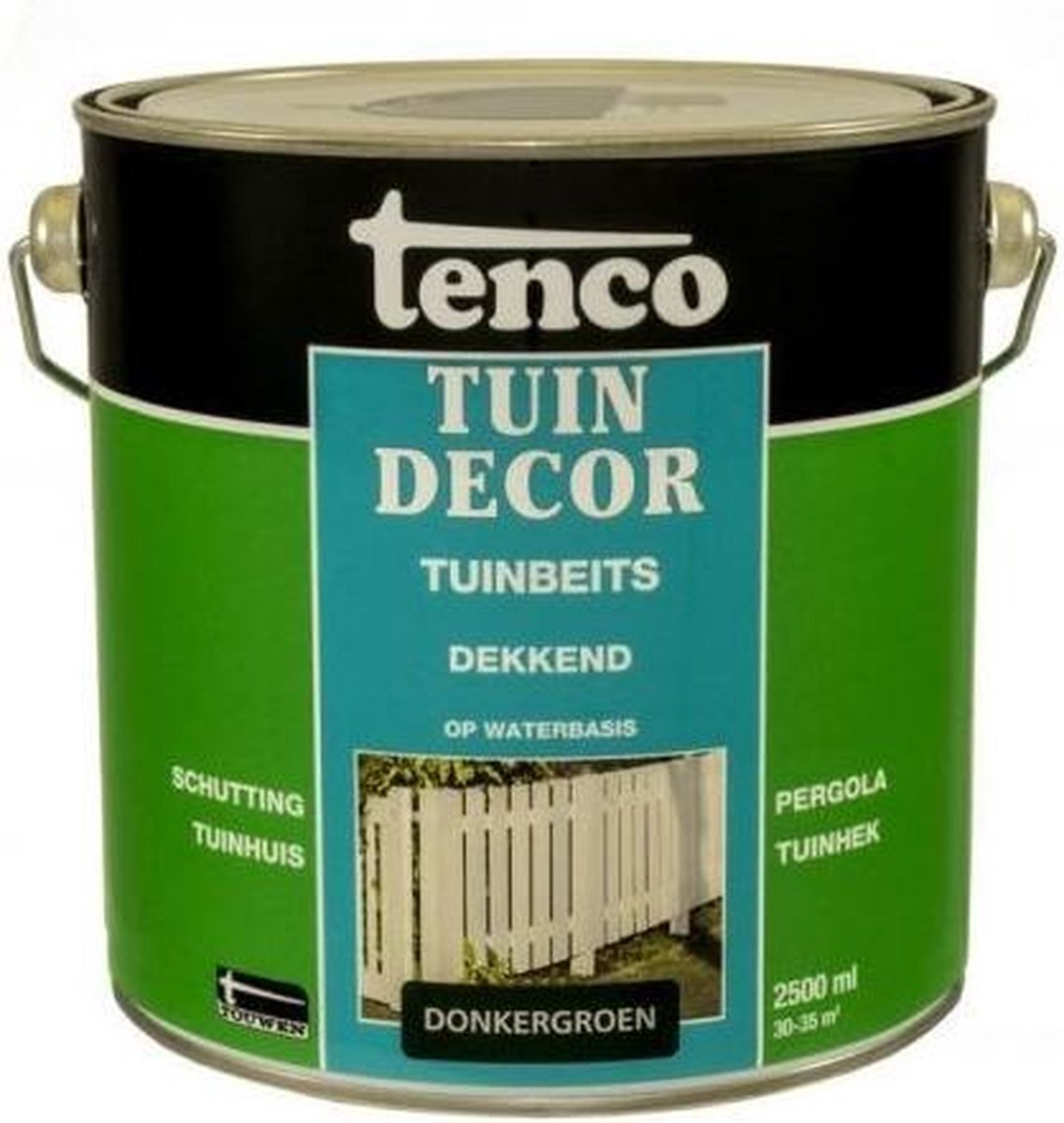 Tenco tuindecor beits dekkend donkergroen - 2,5 liter