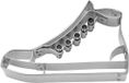 Städter 041431 Sneaker uitsteekvorm, roestvrij staal, zilver