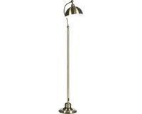 Homcom staande lamp - verstelbare hoek - vintage design - brons