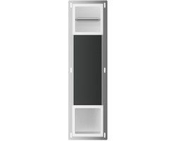 Wiesbaden Xellanz Rocko Toilet Roll Holder with Reserve - Recessed - Matte White