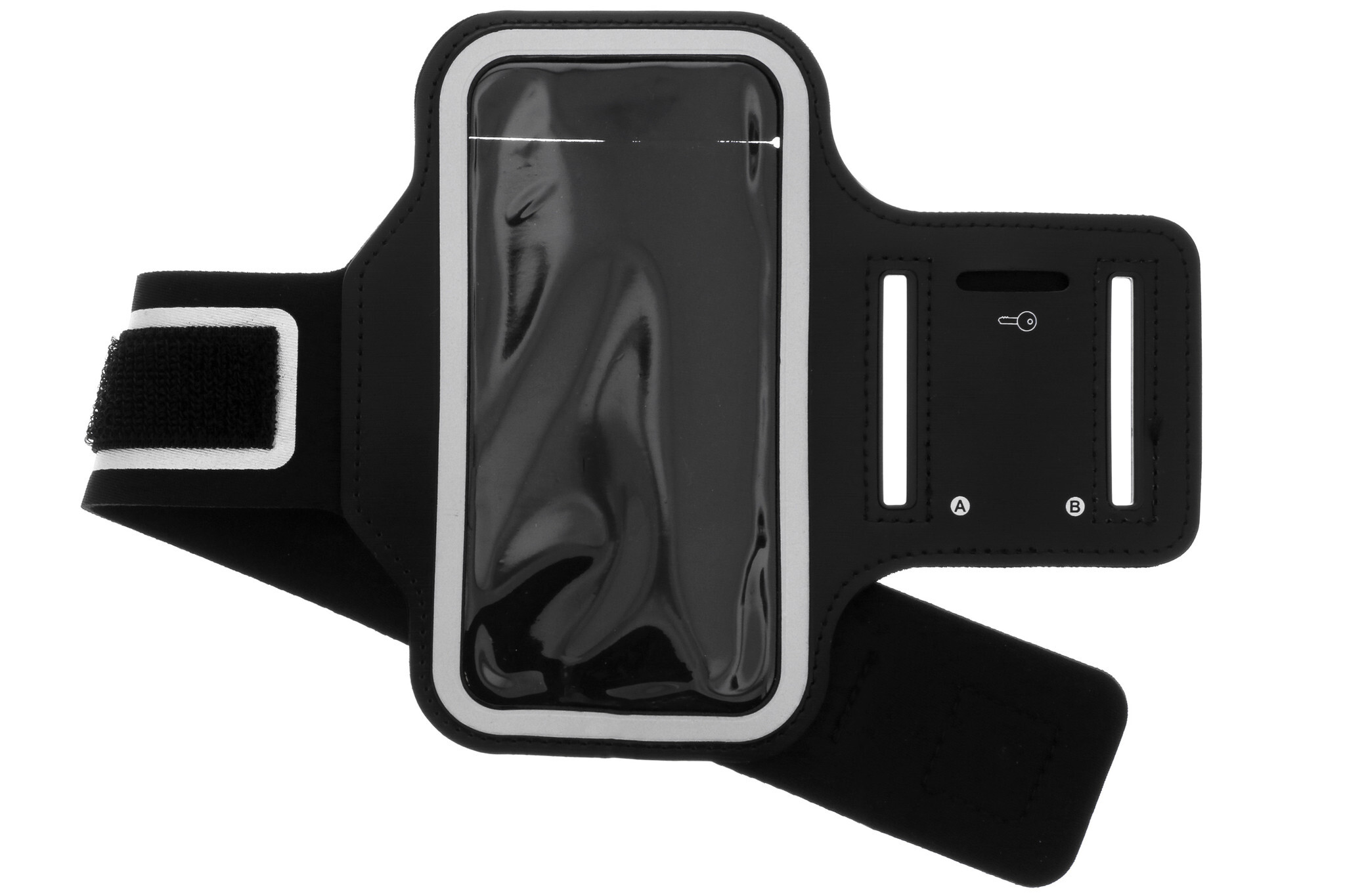 - Sportarmband voor de iPhone 12 5.4 inch - Zwart
