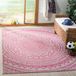 Safavieh Kalene tapijt polypropyleen lichtgrijs/fuchsia 160 X 230 cm