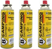 Merkloos Butaangaspatroon navulling - 3x - 227 gram - voor camping kookpit/kookstel