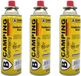 Merkloos Butaangaspatroon navulling - 3x - 227 gram - voor camping kookpit/kookstel