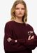 Superdry Athletic Essentials sweatshirt met ronde hals voor dames - Port Red