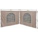 Quick Star Pavillonseitenteil 2 Seitenteile 300x193cm mit PVC Fenster Sahara 3x3m