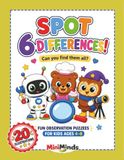 SPOT 6 DIFFERENCES! Fun Observation Puzzles for Kids Ages 4–8