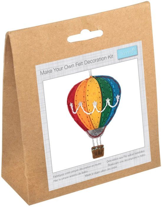 Trimits Felt Decoration Kit: Hot Air Balloon