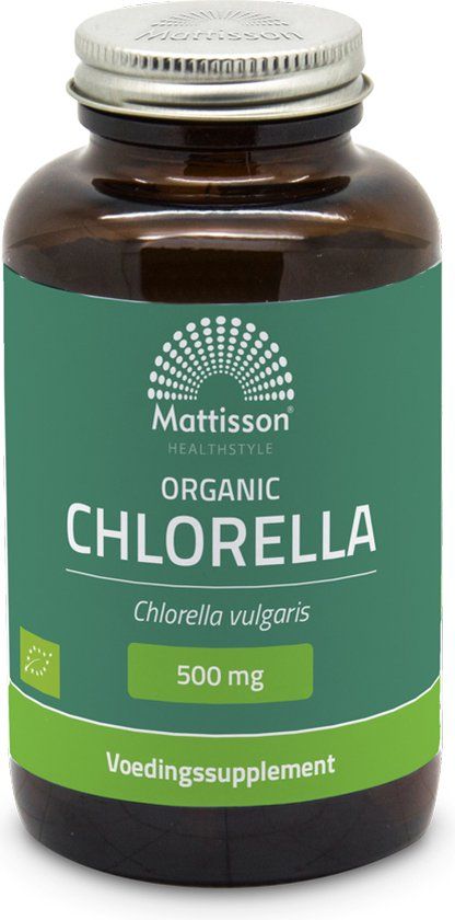 Mattisson - Biologische Chlorella 500mg - 240 Tabletten