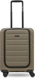 Redolz Essentials 17 4-wiel cabine trolley 55 cm soft-pocket laptop compartiment - Hybride - TSA slot - khaki
