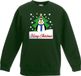 Bellatio Decorations Bol Groene kersttrui pinguin voor kerstboom voor jongens en meisjes - Kerstruien kind 152/164