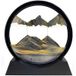 Zandloperframe pour paysages temporaires Sable mouvant 3D rouge