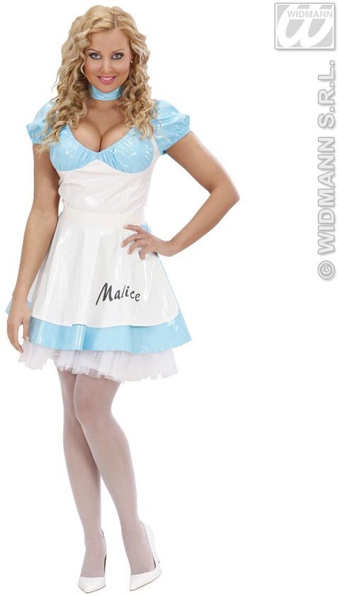 Widmann Alice In Wonderland Kostuum Sexy Malice In Wonderland Kostuum Vrouw Medium Carnaval kostuum Verkleedkleding