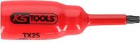 KS TOOLS 3/8" Bit-Stecknuss mit Schutzisolierung für Torx-Schrauben, T10, kurz