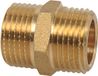 KIRCHHOFF MS double nipple, white, 3/8"BU