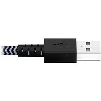 Eaton Tripp Lite Heavy-Duty USB-A to Lightning Sync/Charge Cable, MFi Certified - M/M, USB 2.0, 3 ft. (0.91 m) - Lightning-kabel - USB male naar Lightning male - 90 cm - zwart, wit