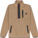 Quiksilver No Destination Fleece Met Halve Rits Bruin 10 Years Jongens