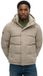 Superdry Everest Korte Gewatteerde Jas Met Capuchon Heren Dark Grey L