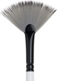 Winsor & Newton Waaier Penseel - Zwart/Wit - Hout - Nr. 3