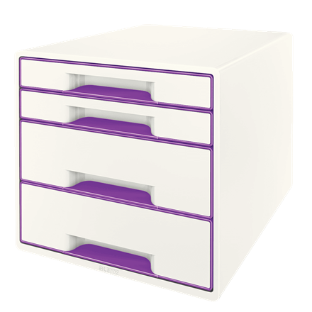 Leitz WOW Cube - Tijdschriftenhouder - Paars/Metallic