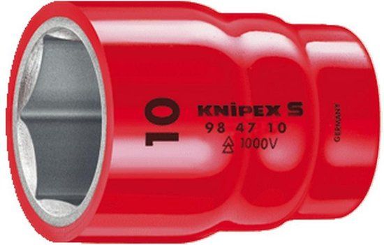 Knipex Steeksleutelinzetstuk voor zeskantschroeven met binnenvierkant 1/2\" 54 mm 98 47 10
