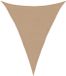 vidaXL Voile d'ombrage 160 g/m² 4x5x5 m HDPE Taupe