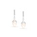 Bibei Boucles d'oreilles Imperial Pearl pour femmes en argent sterling 925 et zircon cubique BIPE038