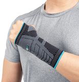 E-life Bio-Contour Polsbandage – Polsbrace polsondersteuning bij polsblessures - Sport en dagelijks gebruik - S - Grijs