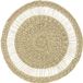 Secret de Gourmet Tafel Placemat - zeegras naturel - rond - 38 cm