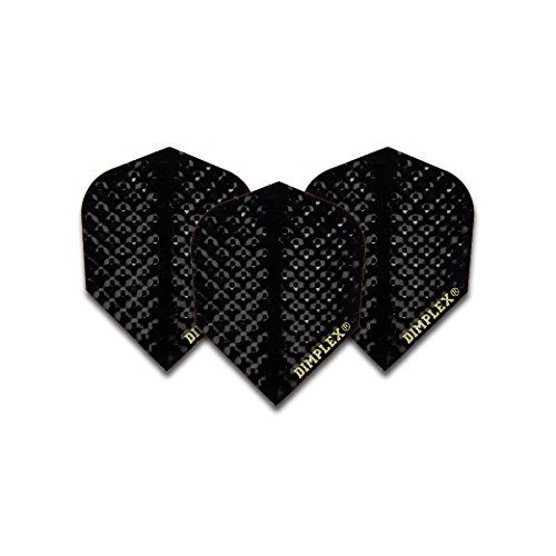 Harrows Darts Harrows dartflights dimplex Black-4 sets, zwart, klassiek