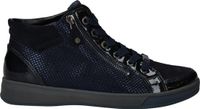 Ara OM-ST-HIGH-SOFT Veterschoenen Dames Blauw Maat 37.5