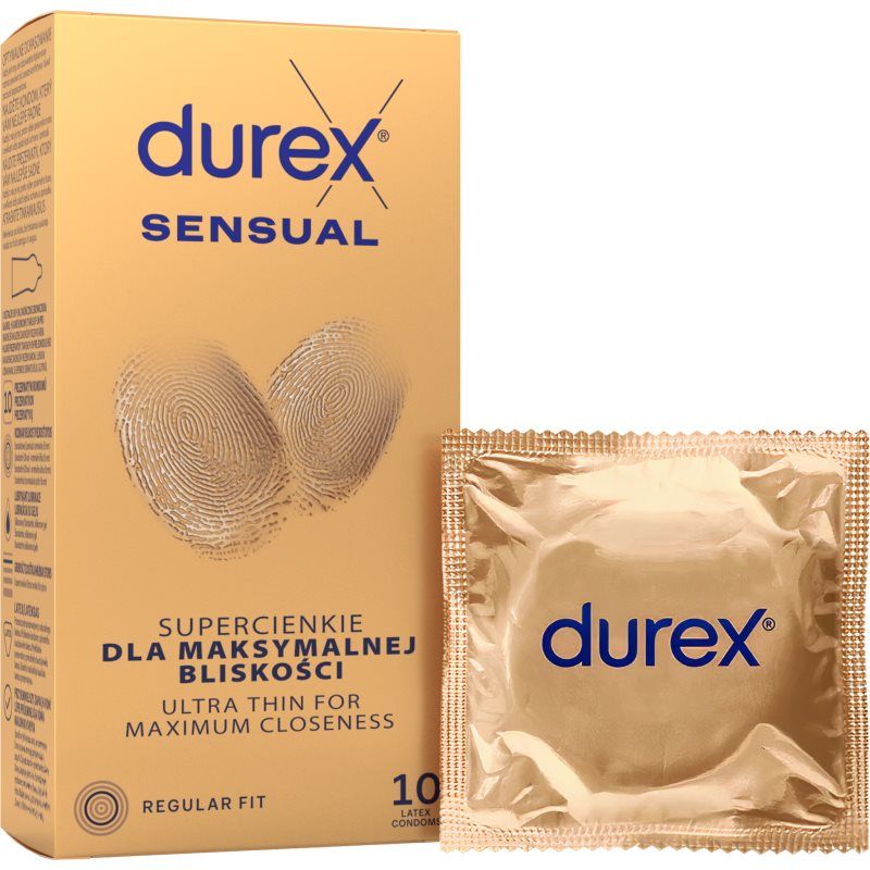 Durex Sensual Condoms - 10 Pieces