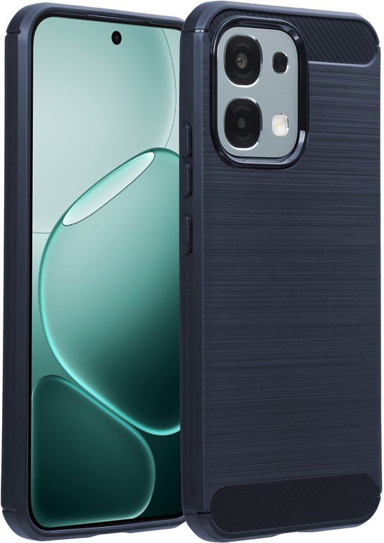imoshion Brushed Backcover - Donkerblauw - Geschikt voor Oppo A6 Pro (5G)