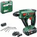 Bosch Uneo Maxx accuboormachine met hamerfunctie, 18V, 0,6J, SDS, inclusief 1x 2,5 Ah accu, oplader AL1830CV, accessoires en koffer