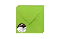 Clairefontaine 5543C - Pakket van 20 Gegomde Vierkant 16,5x16,5cm Muntgroen