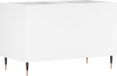 vidaXL Meuble de rangement 74,5x38x48 cm bois de particules blanc