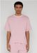 Urban Classics Heavy Washed Boxy Heren T-shirt Roze 4XL