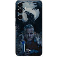 Maniacase Beschermhoes Samsung Galaxy S24 FE Vikings ragnar lothbrok corbeau