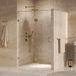 Brauer Void Porte de douche - Verre clair - 140 x 200 cm
