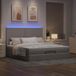 Maison Exclusive - Cadre de lit ottoman avec matelas taupe, 180x200 cm, textile