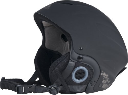 Trespass Skihelm met uitneembare oorlussen, skibrilhouder en verstelbaar ventilatiesysteem Skyhigh, zwart, L, UAACHEE20001_BLKL