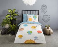 Dekbedovertrek Astra 140x200/220 cm Blanc Coton