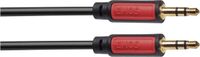 Emos SM5003 audio kabel 3 m 3.5mm Zwart, Rood
