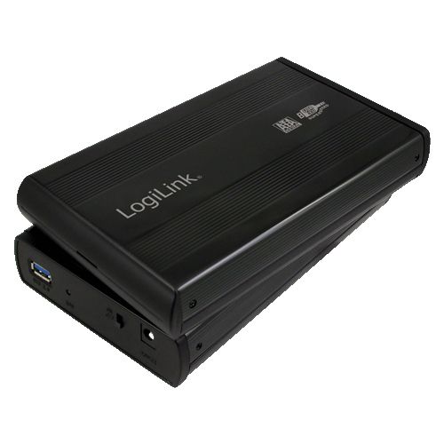 LogiLink UA0107 - Behuizing voor opslagstations - Zwart - USB 3.0