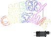vidaXL Kerstdecoratie 240 LED's Multikleur 99,5 x 54 cm PVC