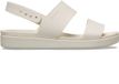 Crocs Brooklyn Backstrap Low Sandalen Wit EU 36-37 Vrouw