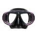 Scubapro Zoommasker, zwart/paars, ontspannerset voor duiken in koud water, uniseks, volwassenen, meerkleurig, eenheidsmaat