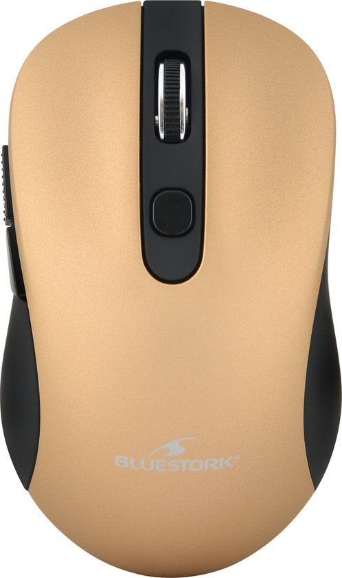Bluestork Wireless Mouse BLU3760162063974 Golden 1000-1600 dpi