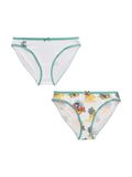 Next - Dames - Set van 2 hooguitgesneden Mickey Mouse-slips - Wit