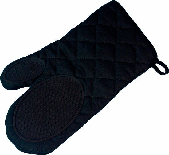 Wicotex Ovenhandschoen 30x18cm Zwart